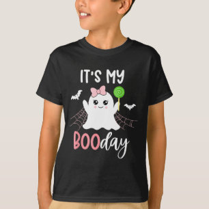 Het is mijn Boo-dag Schattige verjaardag van Hallo T-shirt
