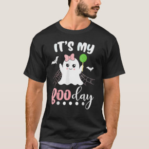Het is mijn Boo Day Cute Halloween Birthday Ghost T-shirt