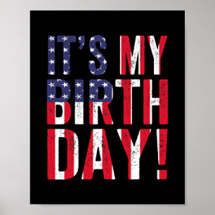 Het is mijn Britse vlag Birthday Gift Poster