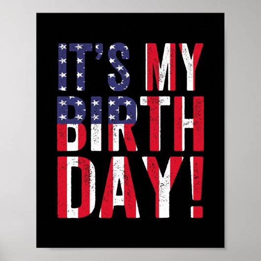 Het is mijn Britse vlag Birthday Gift Poster (Voorkant)