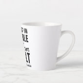 Het is mijn broer in het Gezegde van de 'Fault Fun Latte Mok (Rechts)