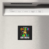 Het is mijn Cinco de Mayo Birthday Funny Cinco De Magneet (Insitu (Vaatwasser))