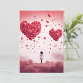 Het is mijn dag: aangepast gedicht - Valentijnskaa Feestdagenkaart (Staand voorkant)