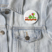 Het is mijn derde verjaardag ronde button 5,7 cm (In situ)