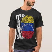 Het is mijn DNA-afdruk Bandera de Venezue T-shirt (Voorkant)