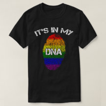 Het is mijn DNA Funny Fingerprint LGBT Rainbow Col
