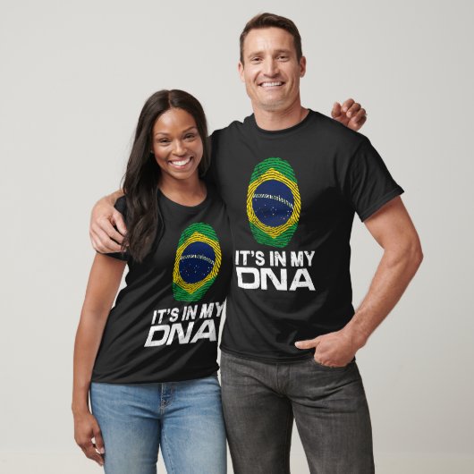 HET IS MIJN DNA IN Flag National Pride Fingerprint T-shirt (Unisex)
