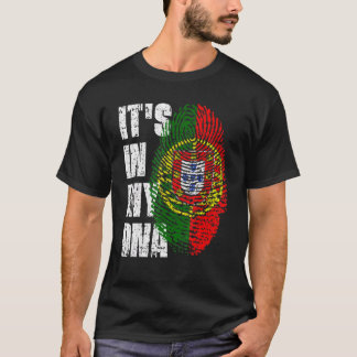Het is mijn dna Portugal vlag Portugees T-shirt