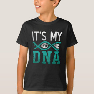 Het is mijn DNA SpearFishing Freediving Dive Freed T-shirt
