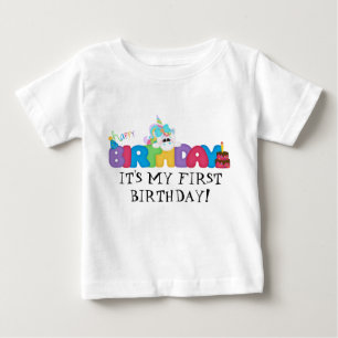 Het is mijn eerste baby t-shirt van Birthday