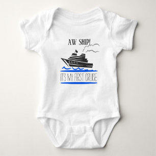 Het is mijn eerste cruise baby peuter romper