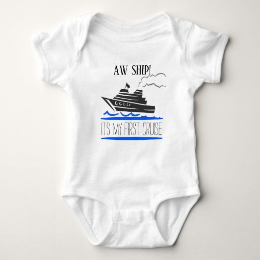 Het is mijn eerste cruise baby peuter romper (Voorkant)