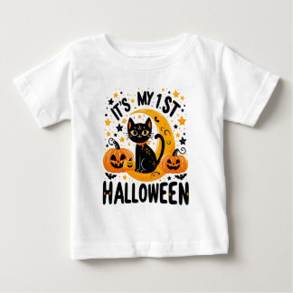 Het is mijn eerste Halloween Pumpkin Black Cat