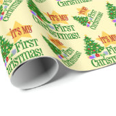 Het is mijn eerste kerst cadeaupapier (Rol Hoek)