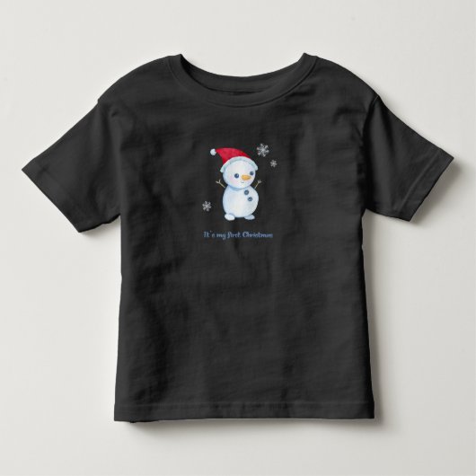 Het is mijn eerste kerst Peuter T-shirt (Voorkant)