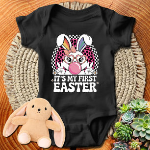 Het is mijn eerste Pasen - Bunny en Pink Bubble Gu Romper