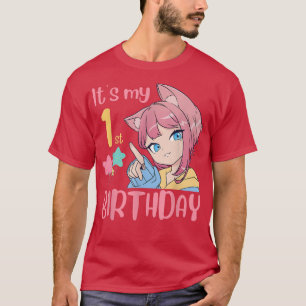 Het is mijn eerste verjaardag Anime Birthday Girl  T-shirt
