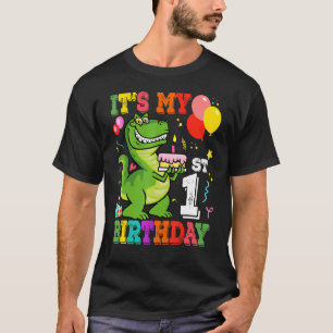 Het is mijn eerste verjaardag jongen Rex Dinosaur T-shirt