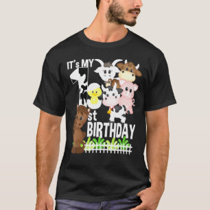 Het is mijn eerste verjaardag op de boerderij van  t-shirt
