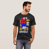 Het is mijn elfde verjaardag 11 jaar oude Baseball T-shirt (Voorkant volledig)