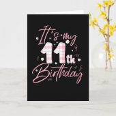 Het is mijn elfde verjaardag | 11 jaar oude Bday G Kaart (Gele Bloem)