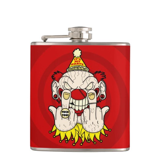 Het is mijn Feest...FU! Fles Heupfles (Voorkant)