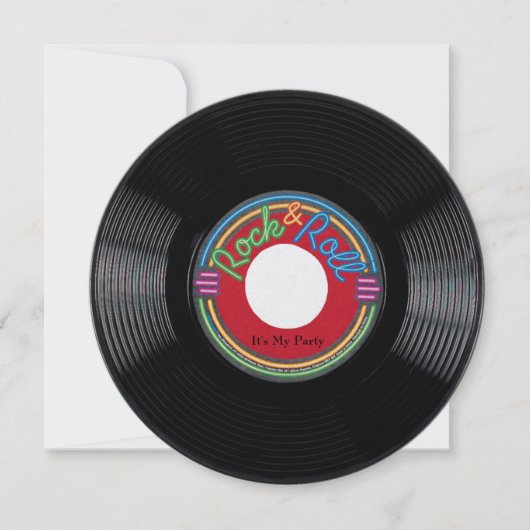 Het is mijn feest kaart (Voorkant)