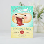 Het is mijn feest, mis het niet! verjaardagsuitnod kaart (Staand voorkant)