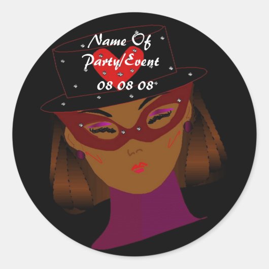 "Het is mijn feestje" Sticker (Voorkant)