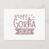 Het is mijn gapdag. briefkaart (Voorkant)