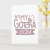 Het is mijn gapdag. kaart (Gele Bloem)