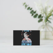 Het is mijn geboortedag Astronaut Youth Kinder Out Informatiekaartje (Staand voorkant)