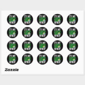 Het is mijn geboortedag - Earth Care Awareness Ronde Sticker (Vel)
