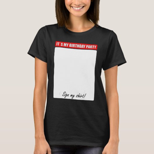 Het is mijn geboortedag Mijn 2 T-shirt (Voorkant)