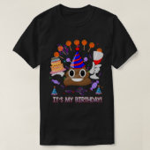 Het is mijn geboortedag Poop Emoji Funny T-shirt (Design voorkant)