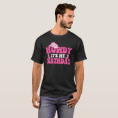 Het is mijn geboorthday Howdy Women Western Retro  T-shirt (Voorkant volledig)