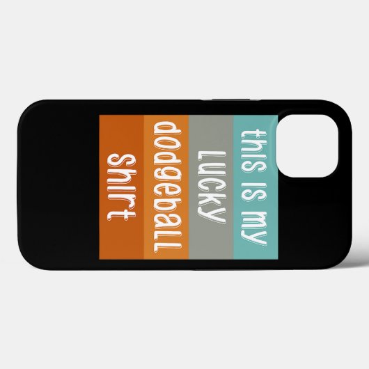 Het is mijn gelukkige trefbal Case-Mate iPhone case (Achterkant (horizontaal))