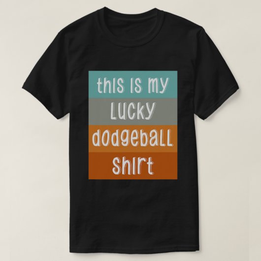 Het is mijn gelukkige trefbal t-shirt (Design voorkant)