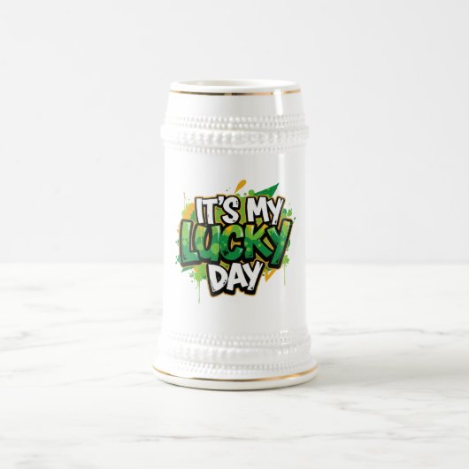 Het is mijn geluksdag St. Patrick's Day Bierpul (Center)