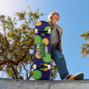 Het is mijn geluksdag St. Patrick's Day Persoonlijk Skateboard