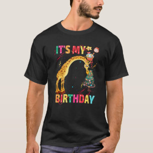 Het is mijn Giraffe verjaardagsfeestje Giraffe T-shirt