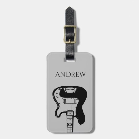 Het is mijn gitaar bagagelabel (Voorkant verticaal)