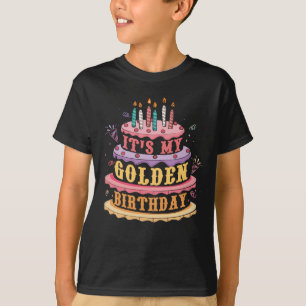 Het is mijn gouden verjaardag Cool Classic Birthda T-shirt