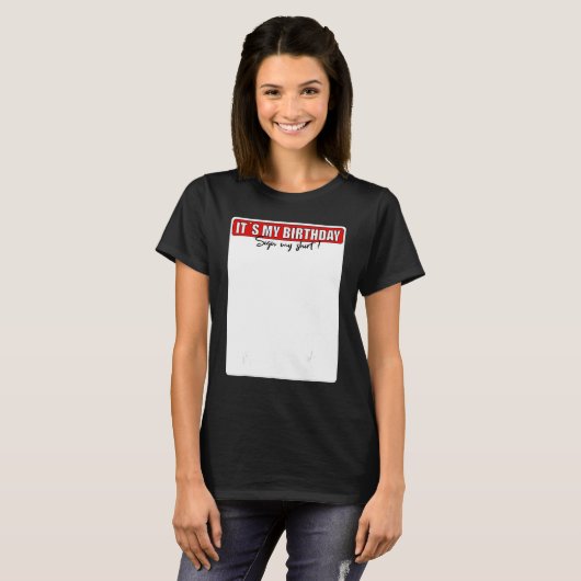 HET IS MIJN GROTE DAG MIJN SHIRT ZIEN (Voorkant volledig)