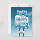 Het is Mijn Happy Birthday Party Uitnodiging (klei (Voorkant)