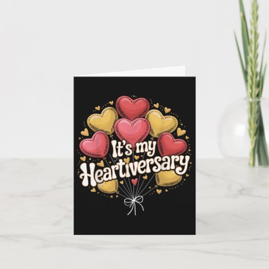 Het is mijn harteverjaardag CHD Bewustzijn Cardiac Kaart (Voorkant)