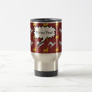 Het is mijn hond 2018 Zodiac Birthday Travel Mug Reisbeker