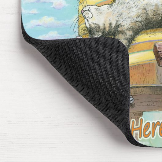 Het is mijn kattenwereld muismat (Hoek)