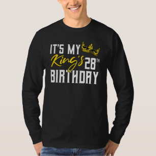 Het is mijn Koning's 28e verjaardagsfeestje T-shirt