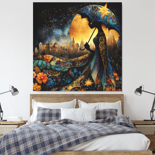 Het is mijn leven canvas afdruk (Insitu (Slaapkamer))